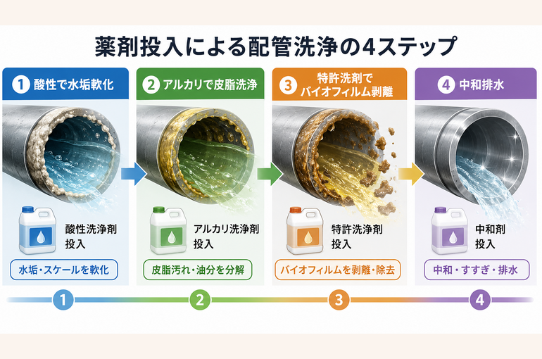 配管洗浄手順