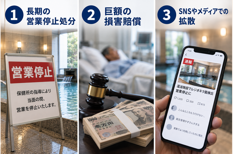 レジオネラ　放置したリスク