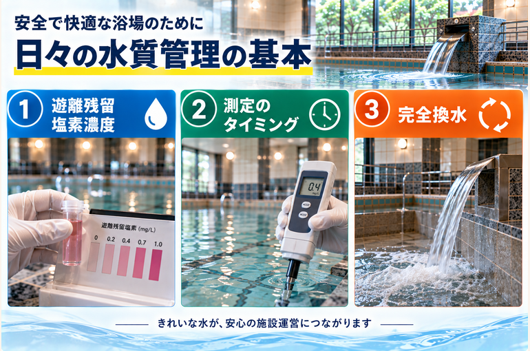レジオネラ対策　水質維持